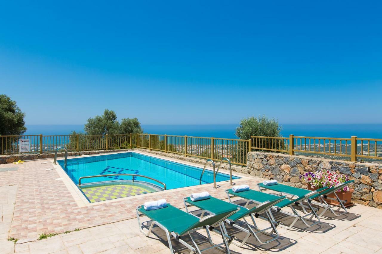 Maroulas Villas Ioanna & Stavros, Private Pools, Bbq & Seaview, By Thinkvilla Exteriör bild