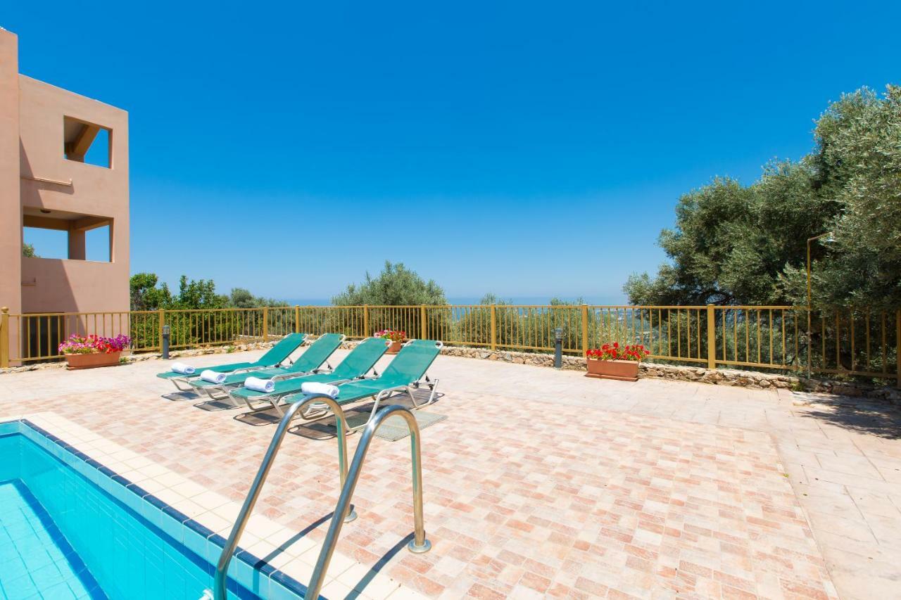 Maroulas Villas Ioanna & Stavros, Private Pools, Bbq & Seaview, By Thinkvilla Exteriör bild