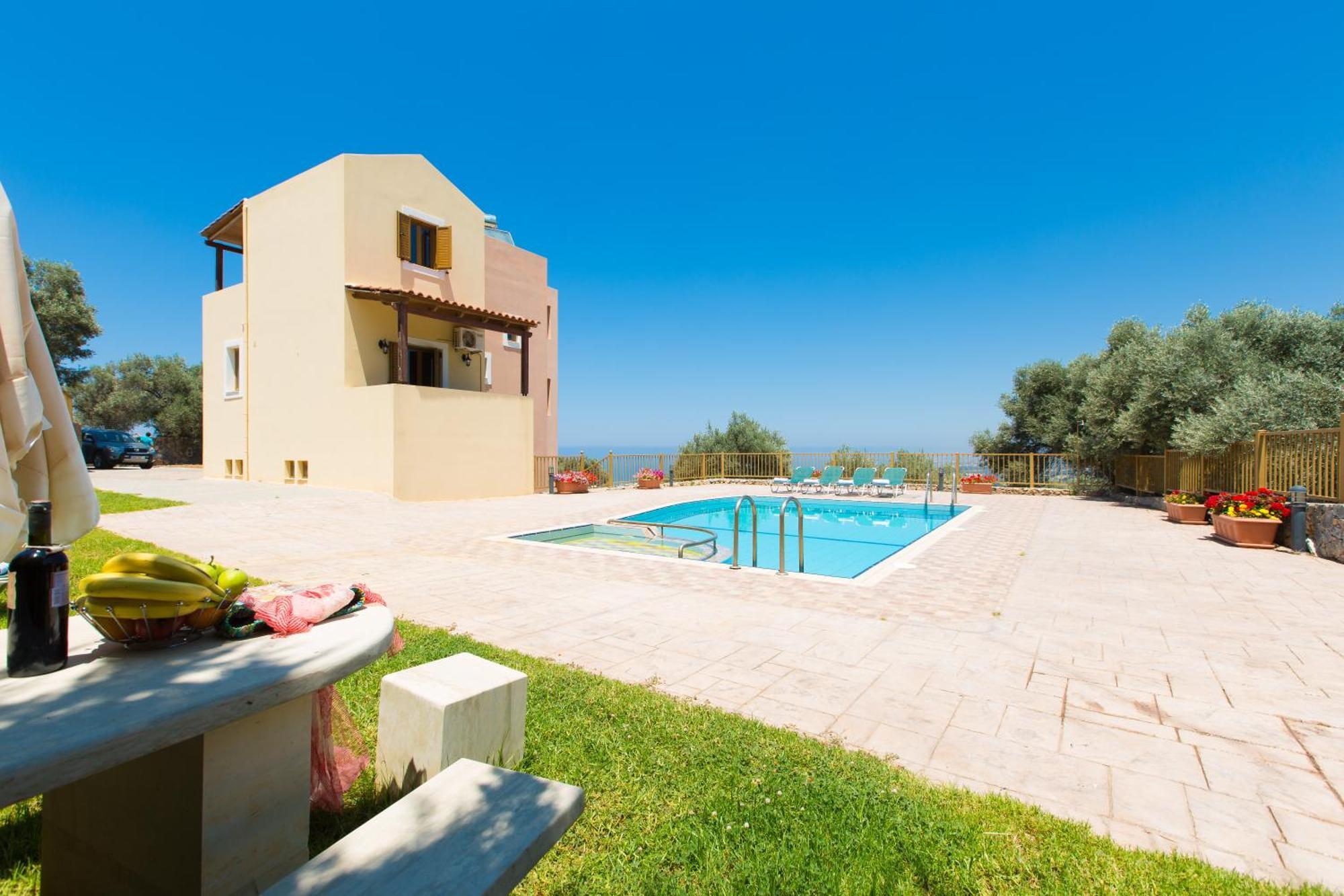 Maroulas Villas Ioanna & Stavros, Private Pools, Bbq & Seaview, By Thinkvilla Exteriör bild
